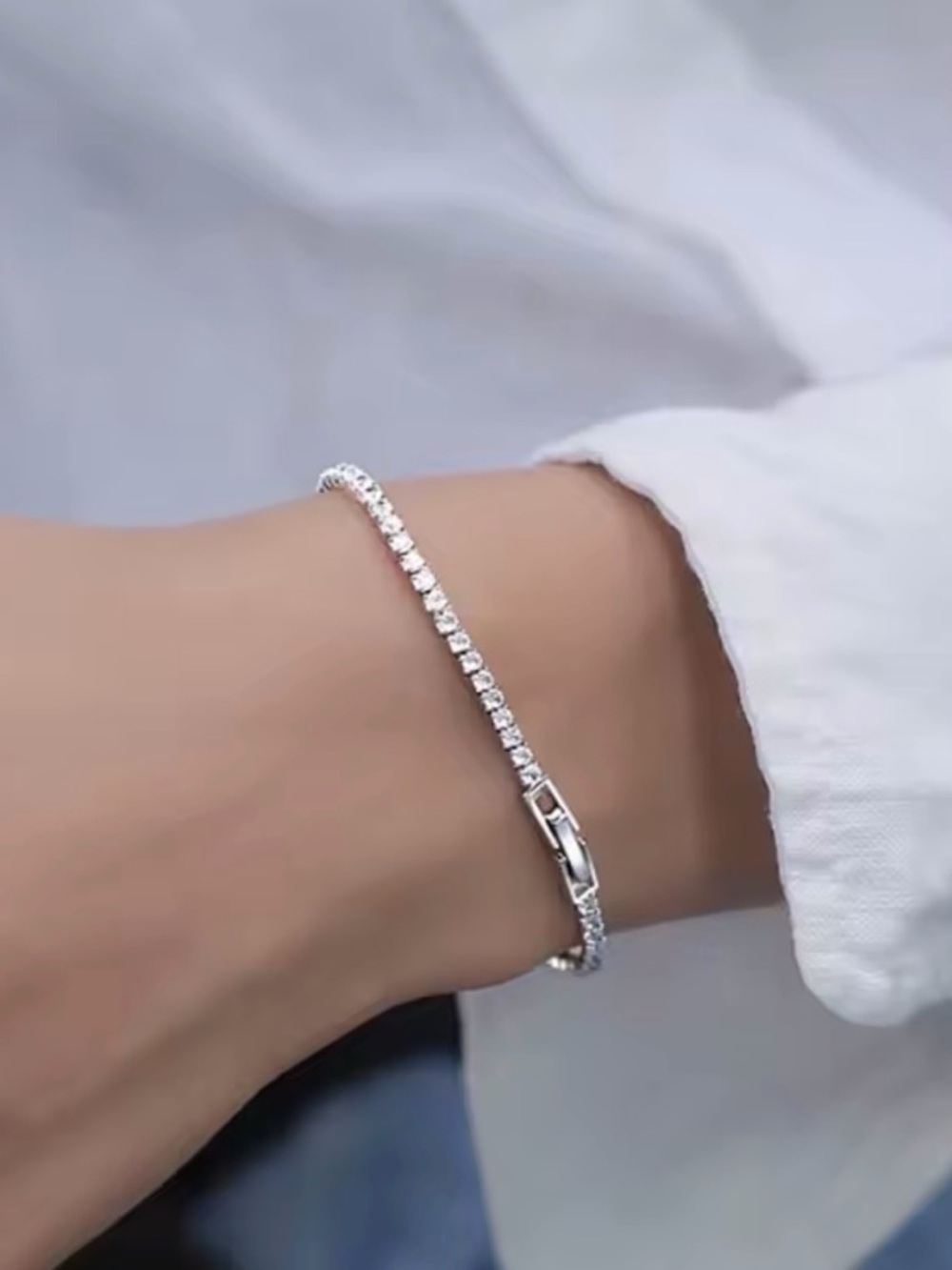 Luxury tennis bracelet